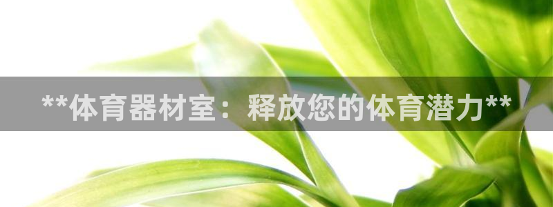 共富联盟店是不是真的：**体育器材室：释放您的体育潜
