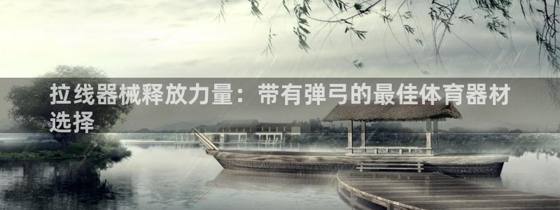 富联智能工坊：拉线器械释放力量：带有弹弓的最佳体育器