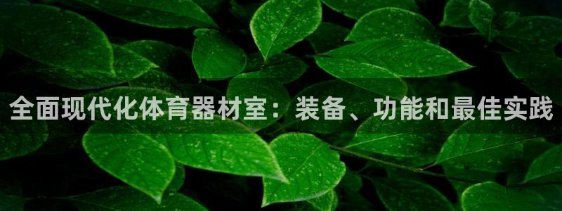 富联股份：全面现代化体育器材室：装备、功能和最佳实践