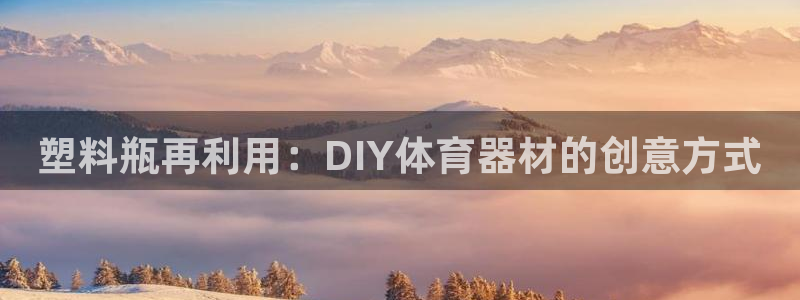 香港富联国际集团：塑料瓶再利用：DIY体育器材的创意