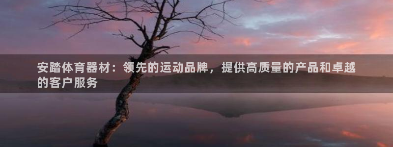 富联平台项7O777：安踏体育器材：领先的运动品牌，