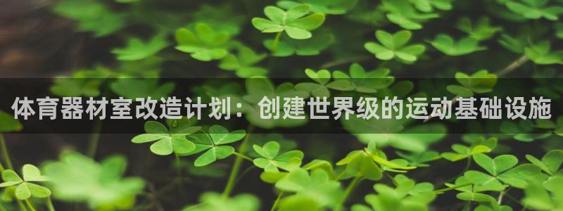 富联官方网站登录：体育器材室改造计划：创建世界级的运