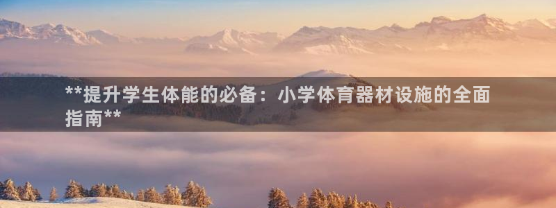 富联平台开户条件：**提升学生体能的必备：小学体育器