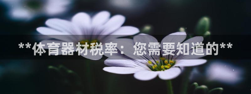 富联娱乐叩 411O31 富联：**体育器材税率：您