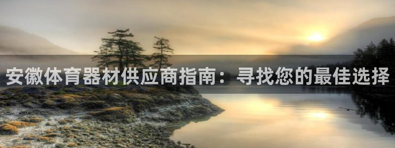 富联官方网站下载安装手机版：安徽体育器材供应商指南：寻找您的