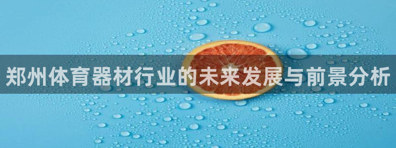 富联平台登入：郑州体育器材行业的未来发展与前景分析